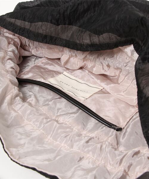 CAPRICIEUX LE'MAGE（カプリシューレマージュ）の「シアードロストバッグ（ショルダーバッグ・レディース・ブラック/ベージュ・FREE）」の4枚目の写真