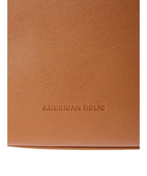 AMERICAN HOLIC(アメリカンホリック)の「雑材コンビトート *(トートバッグ・レディース・ホワイト/ダークブラウン/キャメル・FREE)」の10枚目の写真