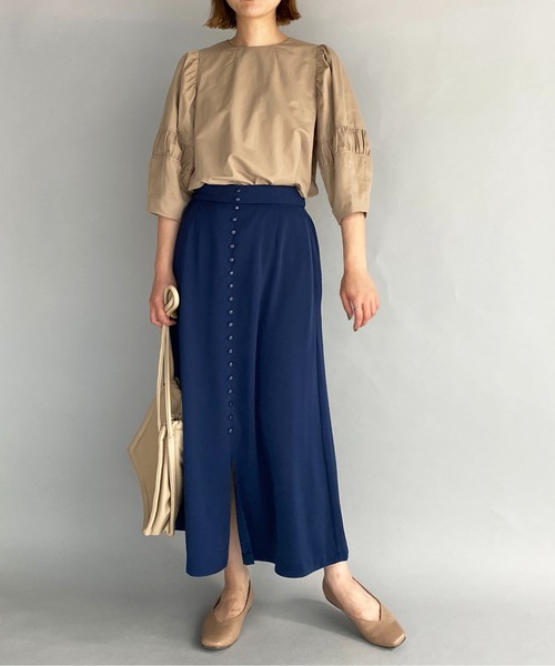 PICCIN（ピッチン）の「ボリュームスリーブブラウス（シャツ/ブラウス・レディース・ブラック/ベージュ/ピンク・M）」の22枚目の写真