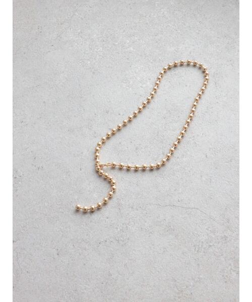 AMERICAN HOLIC（アメリカンホリック）の「フリーフックボールチェーンネックレス（ネックレス・レディース・ゴールド/シルバー・FREE）」の4枚目の写真