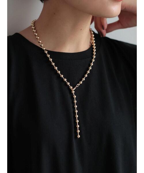 AMERICAN HOLIC（アメリカンホリック）の「フリーフックボールチェーンネックレス（ネックレス・レディース・ゴールド/シルバー・FREE）」の5枚目の写真