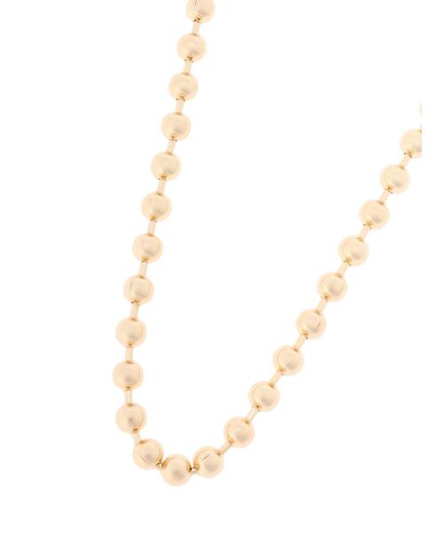 AMERICAN HOLIC（アメリカンホリック）の「フリーフックボールチェーンネックレス（ネックレス・レディース・ゴールド/シルバー・FREE）」の8枚目の写真