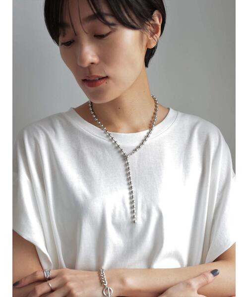 AMERICAN HOLIC（アメリカンホリック）の「フリーフックボールチェーンネックレス（ネックレス・レディース・ゴールド/シルバー・FREE）」の2枚目の写真