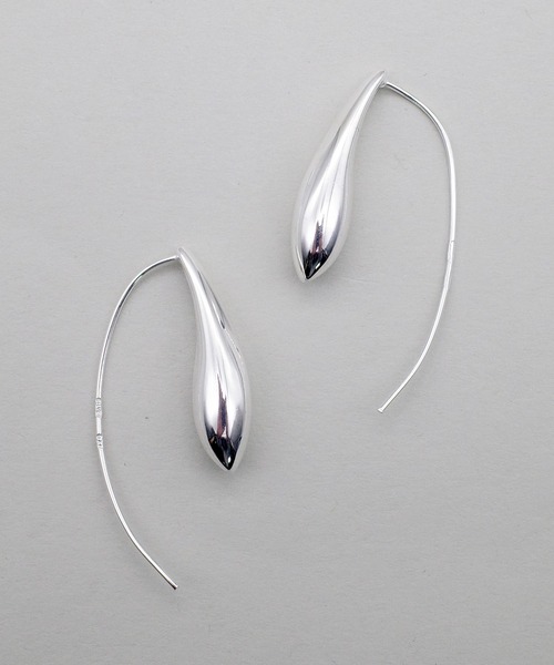 SIGNAL（シグナル）の「【SIGNAL/シグナル】silver925 変形ドロップピアス / シルバー925（ピアス（両耳用）・レディース・シルバー・FREE）」の8枚目の写真