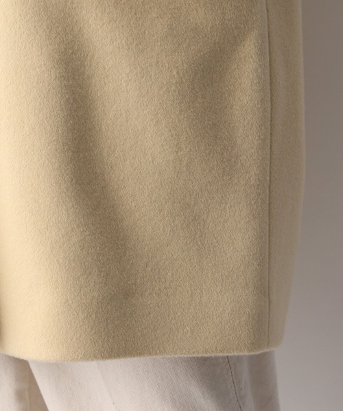 A part by(アパートバイ)の「casheepジャケットコート 947434(ピーコート・レディース・アイボリー/ブラック/ライトブルー/イエロー系その他・FREE)」の17枚目の写真