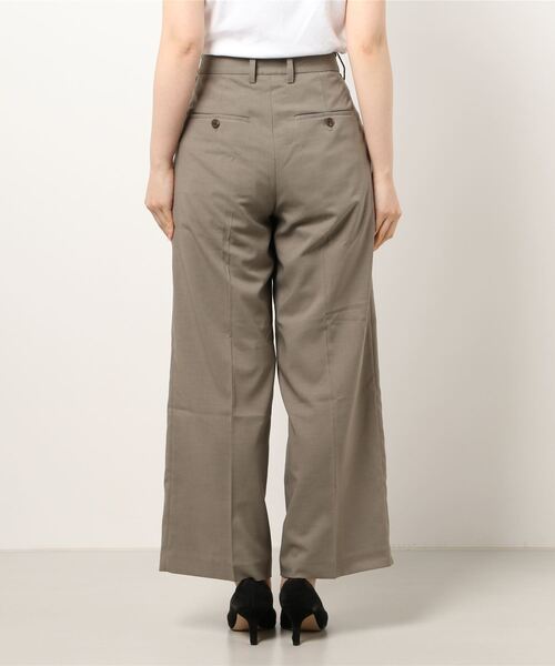 Sig FREAK'S STORE（シグフリークスストア）の「●リネンライクタックパンツ（その他パンツ・レディース・ベージュ/オリーブ・SMALL/MEDIUM）」の4枚目の写真