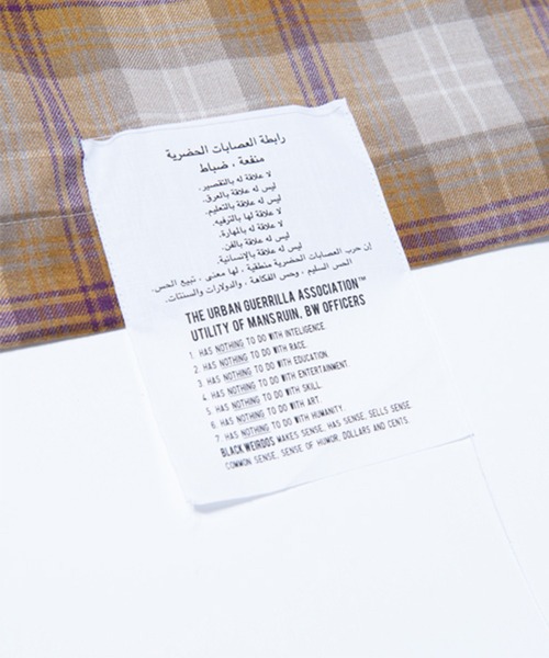 Black Weirdos(ブラックウィドウ)の「Black Weirdos Big Pocket Shirt (21AW-SH03)(シャツ/ブラウス・メンズ・チェック・MEDIUM/LARGE)」の6枚目の写真