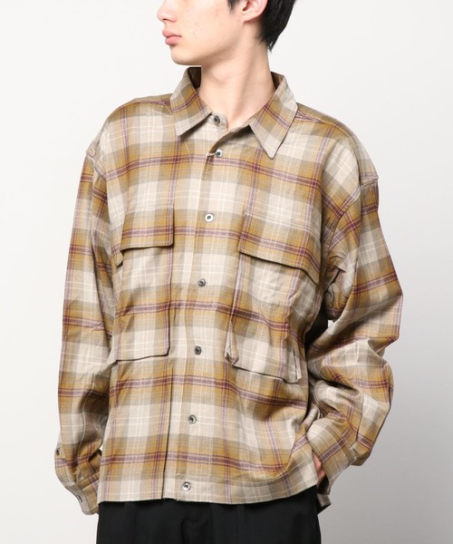 Black Weirdos(ブラックウィドウ)の「Black Weirdos Big Pocket Shirt (21AW-SH03)(シャツ/ブラウス・メンズ・チェック・MEDIUM/LARGE)」の7枚目の写真