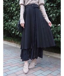 EATME | レースコンビプリーツラップスカート(スカート)