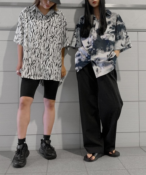 LVEU.（ラブユ.）の「Tuck slacks / タックスラックス（スラックス・レディース・ブラック・FREE）」の3枚目の写真