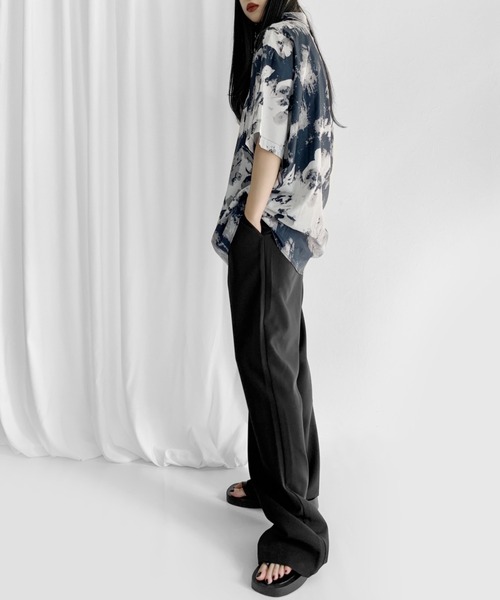 LVEU.（ラブユ.）の「Tuck slacks / タックスラックス（スラックス・レディース・ブラック・FREE）」の5枚目の写真