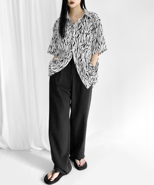 LVEU.（ラブユ.）の「Tuck slacks / タックスラックス（スラックス・レディース・ブラック・FREE）」の22枚目の写真