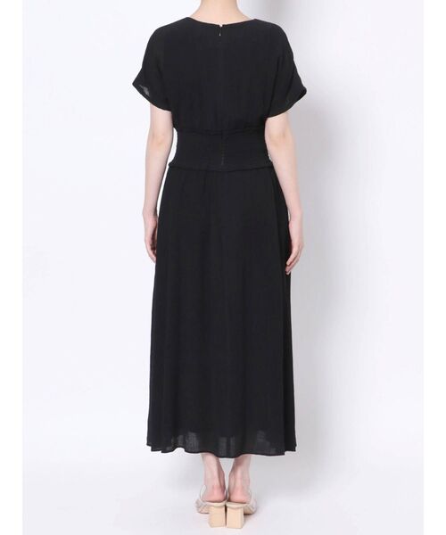 LAGUNAMOON（ラグナムーン）の「楊柳カシュクールワンピース（ワンピース・レディース・ブラック/ブルー/アイボリー・SMALL/MEDIUM）」の6枚目の写真