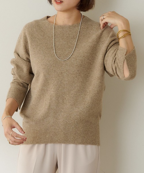 SHENERY（シーナリー）の「FOX in laundry オフタートルニット（ニット/セーター・レディース・オフホワイト/チャコールグレー/キャメル・FREE）」の16枚目の写真