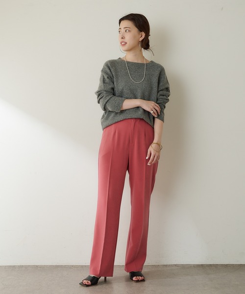 SHENERY（シーナリー）の「FOX in laundry オフタートルニット（ニット/セーター・レディース・オフホワイト/チャコールグレー/キャメル・FREE）」の13枚目の写真