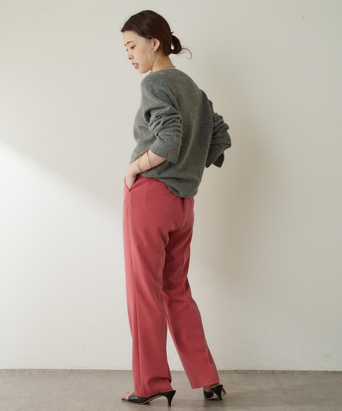 SHENERY（シーナリー）の「FOX in laundry オフタートルニット（ニット/セーター・レディース・オフホワイト/チャコールグレー/キャメル・FREE）」の9枚目の写真