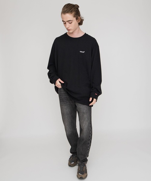 Levi's(リーバイス)の「Levi's/リーバイス LS RED TAB Tシャツ MINERAL BLACK(Tシャツ/カットソー・メンズ・ブラック・S/M/L/XL)」の5枚目の写真