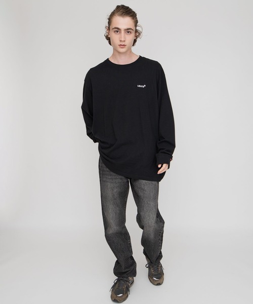 Levi's(リーバイス)の「Levi's/リーバイス LS RED TAB Tシャツ MINERAL BLACK(Tシャツ/カットソー・メンズ・ブラック・S/M/L/XL)」の6枚目の写真