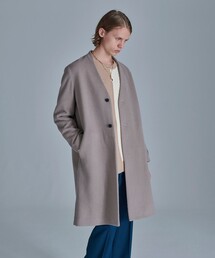 tk.TAKEO KIKUCHI | ◆GiGaTexノーカラーコート(ノーカラーコート)