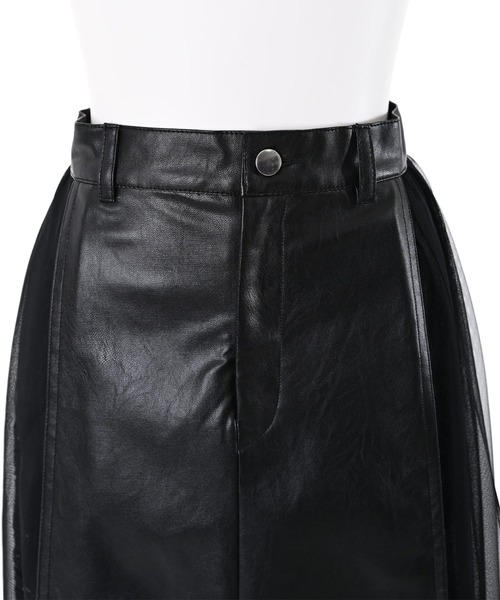 Narcissus（ナルシス）の「【Narcissus】レースレザースカート（スカート・レディース・ブラック/ブラウン・FREE）」の14枚目の写真