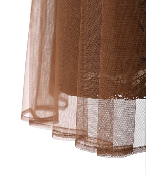 Narcissus（ナルシス）の「【Narcissus】レースレザースカート（スカート・レディース・ブラック/ブラウン・FREE）」の19枚目の写真