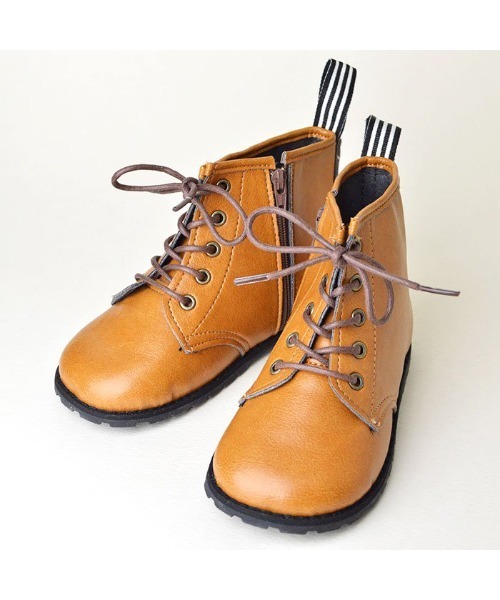 POMPKINS(ポプキンズ)の「【POMPKINS/ポプキンズ】ベビー編み上げブーツ(ブーツ・キッズ・キャメル/ブラック系その他/ブラウン系その他・14cm/15cm/13cm)」の8枚目の写真