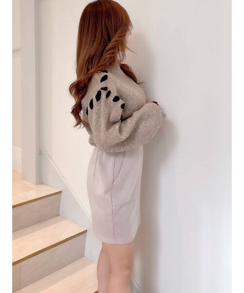 RESEXXY（リゼクシー）の「ポンチスカート（スカート・レディース・ベージュ/ブラック/その他1・MEDIUM/SMALL）」の11枚目の写真