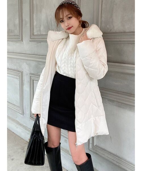 RESEXXY（リゼクシー）の「ポンチスカート（スカート・レディース・ベージュ/ブラック/その他1・MEDIUM/SMALL）」の13枚目の写真