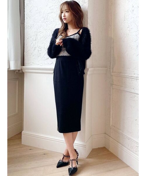 RESEXXY（リゼクシー）の「ポンチスカート（スカート・レディース・ベージュ/ブラック/その他1・MEDIUM/SMALL）」の18枚目の写真