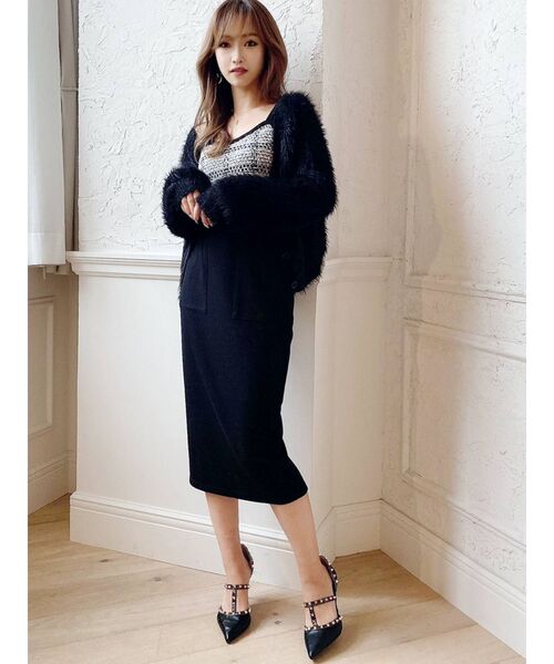 RESEXXY（リゼクシー）の「ポンチスカート（スカート・レディース・ベージュ/ブラック/その他1・MEDIUM/SMALL）」の21枚目の写真