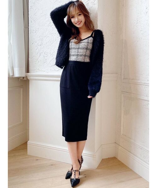 RESEXXY（リゼクシー）の「ポンチスカート（スカート・レディース・ベージュ/ブラック/その他1・MEDIUM/SMALL）」の22枚目の写真