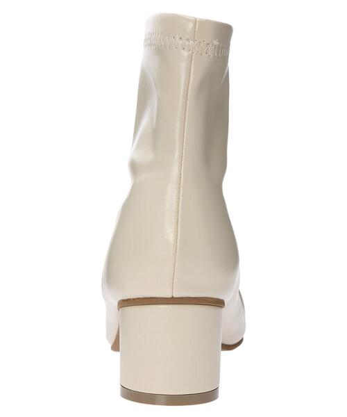 Green　Parks（グリーンパークス）の「・souvenirvelle ショートストレッチブーツ＊＊（ブーツ・レディース・アイボリー/ブラック・S/LL/M/L）」の13枚目の写真