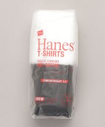 【HANES/ヘインズ】HANES JAPANFIT クルーネックロングTシャツ白黒 2枚組アソートH5440