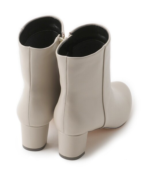 UNTITLED（アンタイトル）の「◇「L」スムースレザーショートブーツ