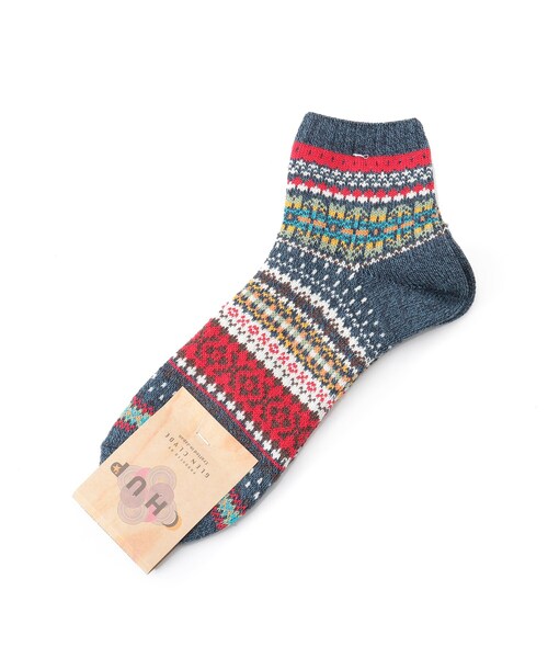 40ｃｔ＆525（フォーティーカラッツアンドゴーニーゴ）の「【CHUP】SULATA ソックス（ソックス/靴下・メンズ・ネイビー/カーキ/ライトベージュ・00）」の3枚目の写真