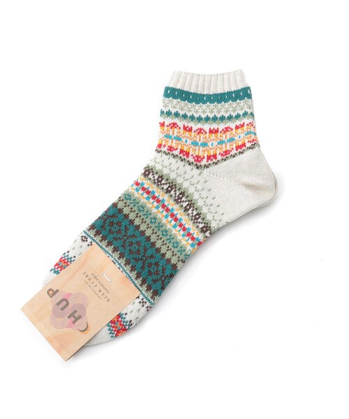 40ｃｔ＆525（フォーティーカラッツアンドゴーニーゴ）の「【CHUP】SULATA ソックス（ソックス/靴下・メンズ・ネイビー/カーキ/ライトベージュ・00）」の2枚目の写真