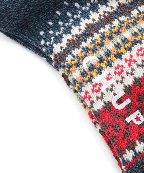 40ｃｔ＆525（フォーティーカラッツアンドゴーニーゴ）の「【CHUP】SULATA ソックス（ソックス/靴下・メンズ・ネイビー/カーキ/ライトベージュ・00）」の7枚目の写真