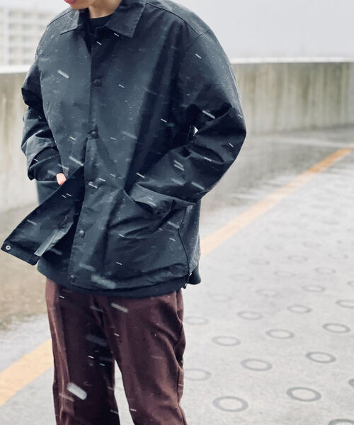 GLOSTER（グロスター）の「【GLOSTER/グロスター】《防風・撥水・透湿》ブリザテック コーチジャケット（ブルゾン・メンズ・チャコールグレー/ブラック/サックスブルー・MEDIUM/LARGE）」の20枚目の写真