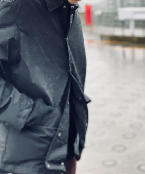 GLOSTER（グロスター）の「【GLOSTER/グロスター】《防風・撥水・透湿》ブリザテック コーチジャケット（ブルゾン・メンズ・チャコールグレー/ブラック/サックスブルー・MEDIUM/LARGE）」の16枚目の写真