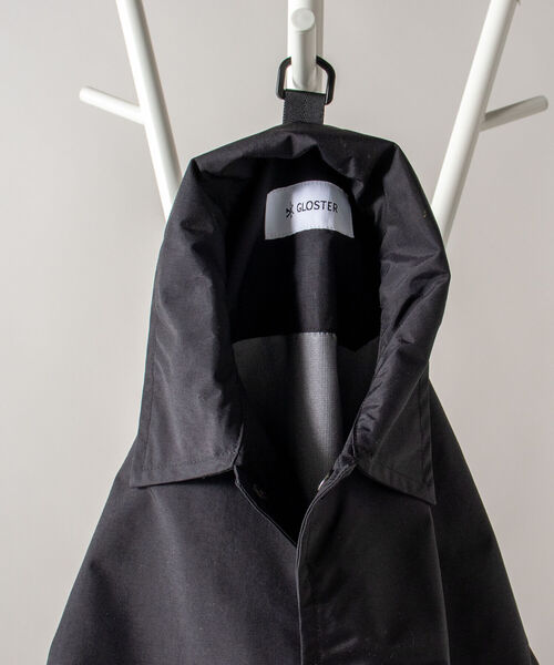 GLOSTER（グロスター）の「【GLOSTER/グロスター】《防風・撥水・透湿》ブリザテック コーチジャケット（ブルゾン・メンズ・チャコールグレー/ブラック/サックスブルー・MEDIUM/LARGE）」の4枚目の写真