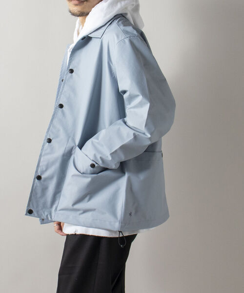 GLOSTER（グロスター）の「【GLOSTER/グロスター】《防風・撥水・透湿》ブリザテック コーチジャケット（ブルゾン・メンズ・チャコールグレー/ブラック/サックスブルー・MEDIUM/LARGE）」の11枚目の写真