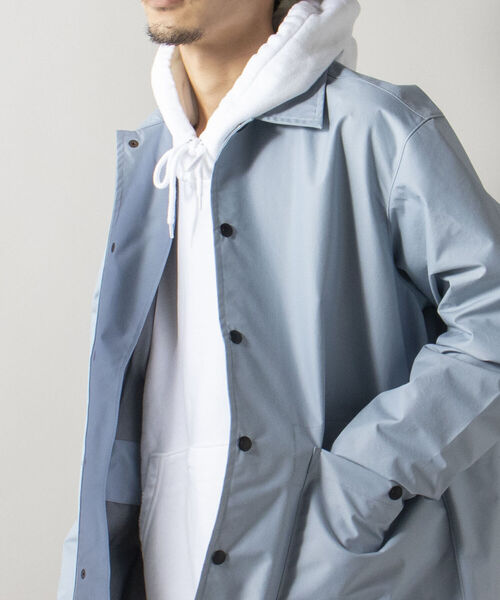 GLOSTER（グロスター）の「【GLOSTER/グロスター】《防風・撥水・透湿》ブリザテック コーチジャケット（ブルゾン・メンズ・チャコールグレー/ブラック/サックスブルー・MEDIUM/LARGE）」の19枚目の写真