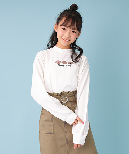 Lindsay（リンジィ）の「ゆるキャラハイネック長袖Tシャツ【PTPR】（T