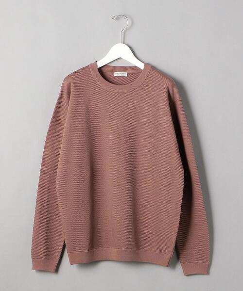 BEAUTY&YOUTH UNITED ARROWS(ビューティーアンドユースユナイテッドアローズ)の「BY ガスコットン ダイアゴナル ニット(ニット/セーター・メンズ・オレンジ系その他/ベージュ/ネイビー・L/XL/S/M)」の13枚目の写真