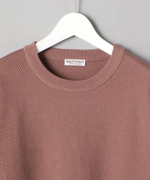 BEAUTY&YOUTH UNITED ARROWS(ビューティーアンドユースユナイテッドアローズ)の「BY ガスコットン ダイアゴナル ニット(ニット/セーター・メンズ・オレンジ系その他/ベージュ/ネイビー・L/XL/S/M)」の16枚目の写真