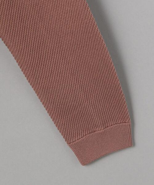 BEAUTY&YOUTH UNITED ARROWS(ビューティーアンドユースユナイテッドアローズ)の「BY ガスコットン ダイアゴナル ニット(ニット/セーター・メンズ・オレンジ系その他/ベージュ/ネイビー・L/XL/S/M)」の9枚目の写真