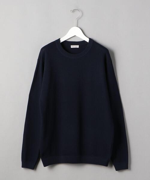 BEAUTY&YOUTH UNITED ARROWS(ビューティーアンドユースユナイテッドアローズ)の「BY ガスコットン ダイアゴナル ニット(ニット/セーター・メンズ・オレンジ系その他/ベージュ/ネイビー・L/XL/S/M)」の14枚目の写真