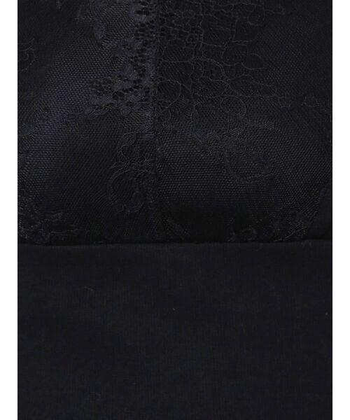 MERCURYDUO（マーキュリーデュオ）の「【GENTLE】カップ付オーバーレーステレコキャミ（キャミソール・レディース・ブラック/オフホワイト/ミント/ベビーピンク・FREE）」の10枚目の写真