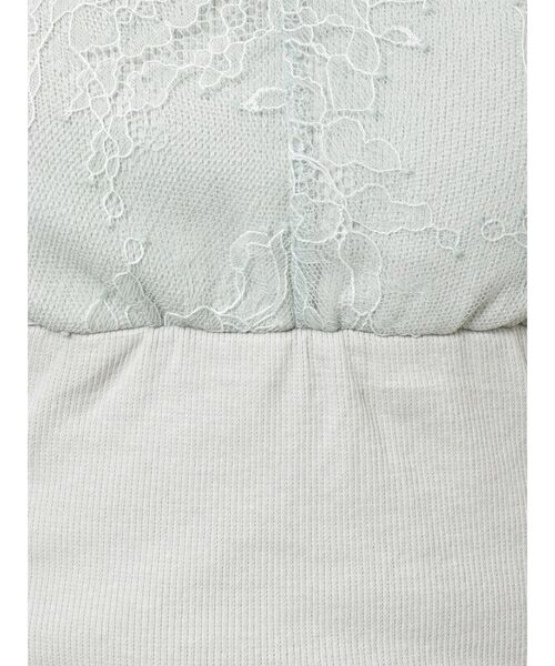 MERCURYDUO（マーキュリーデュオ）の「【GENTLE】カップ付オーバーレーステレコキャミ（キャミソール・レディース・ブラック/オフホワイト/ミント/ベビーピンク・FREE）」の16枚目の写真