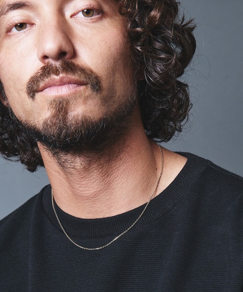 Magine(マージン)の「K18 GOLD CUT AZUKI CHAIN NECKLACE(M) 45cm 18金 カットアズキ チェーンネックレス(中)(ネックレス・メンズ・ゴールド・FREE)」の5枚目の写真